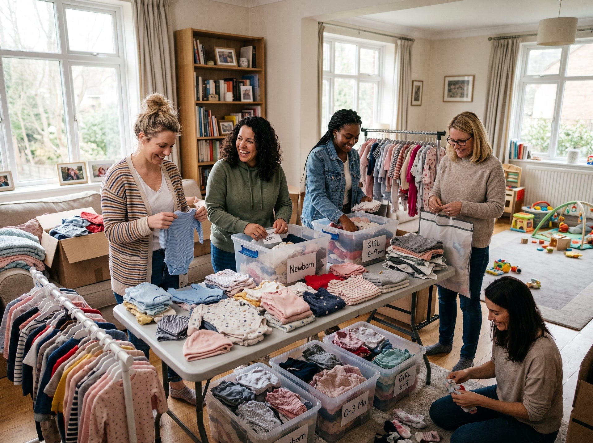 How to Store Outgrown Baby Clothes and Hand-Me-Downs