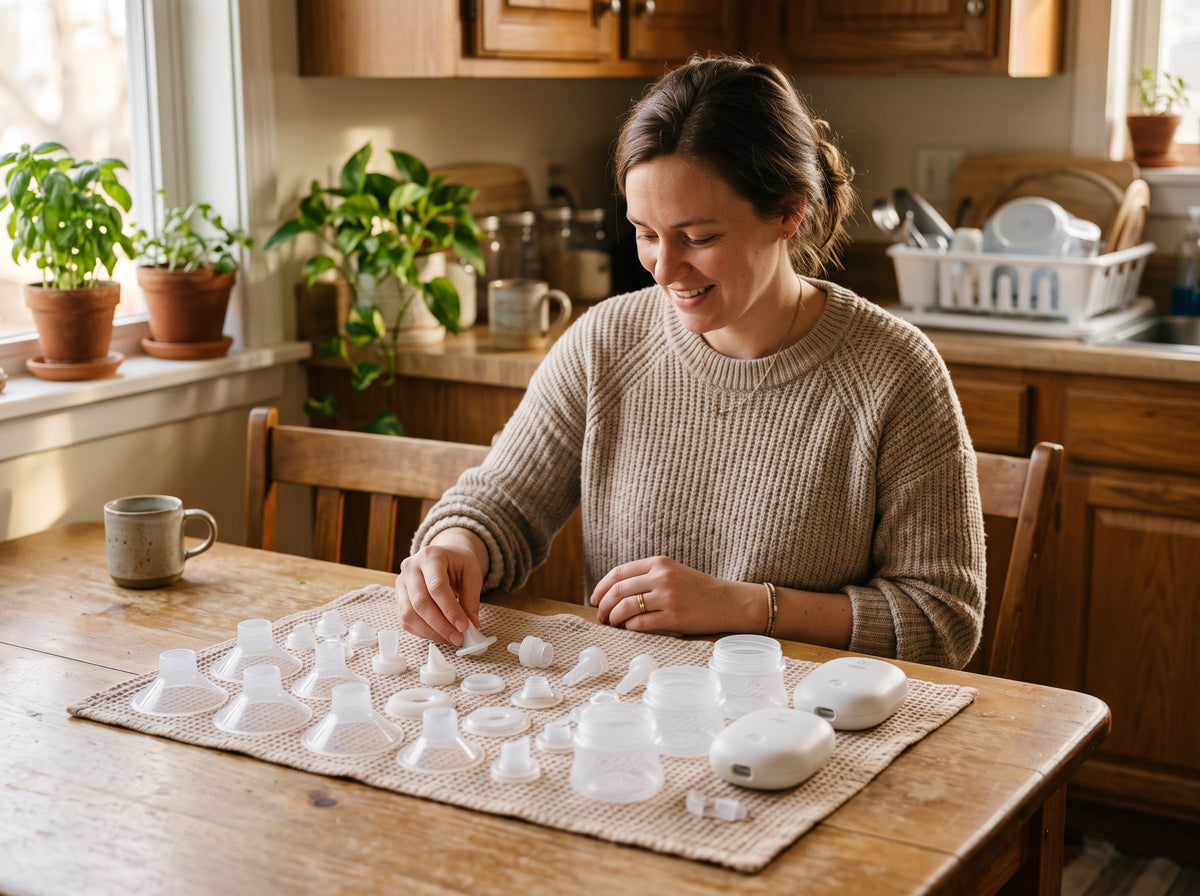 How to Assemble a Wearable Breast Pump Without Missing a Part