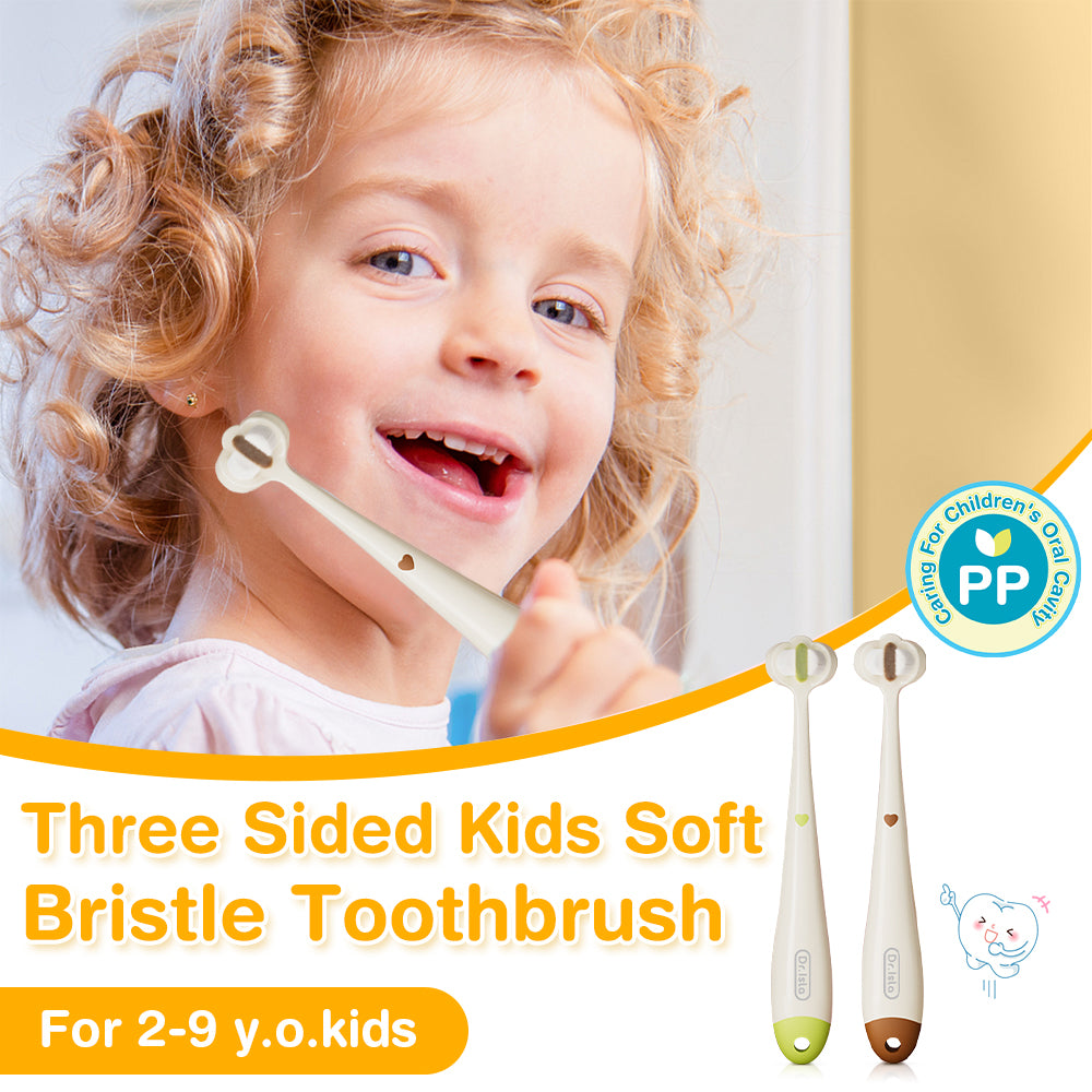 Spazzola morbida a 3 lati per bambini - BT12